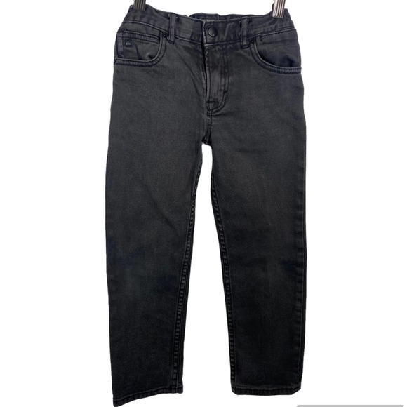 Quiksilver Other - Quiksilver Slim Straight Fit Denim Jeans Dark Gray Size Boys Medium